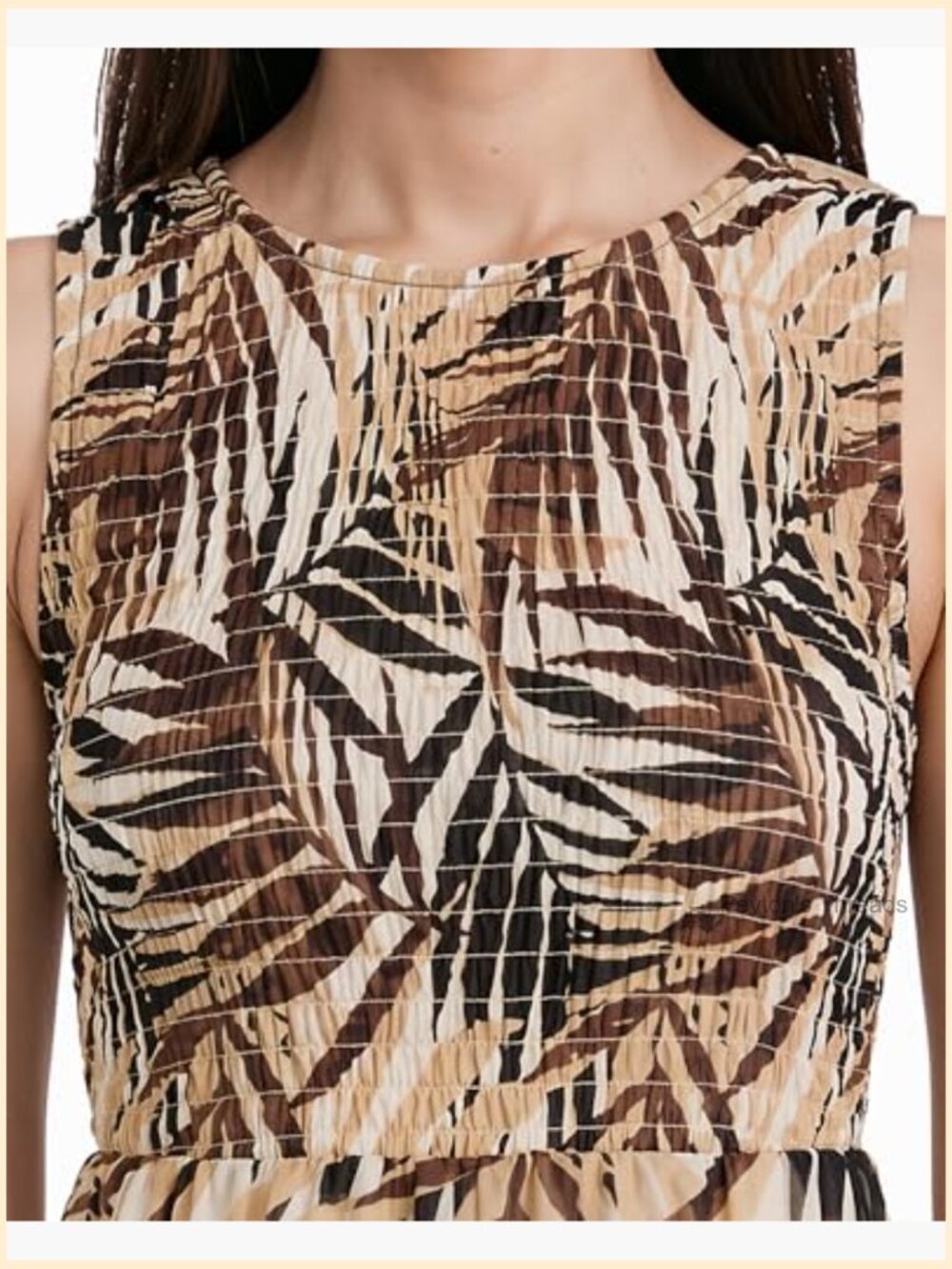 Sleeveless Smocked Tiered Maxi Dress - Picture 3 of 3